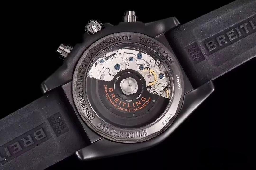 GF Factory Breitling Chronomat 44 Raven turuncu bezelli kronograf replika saatinin işçiliği nasıl? Almaya değer mi? — 13. fotoğraf