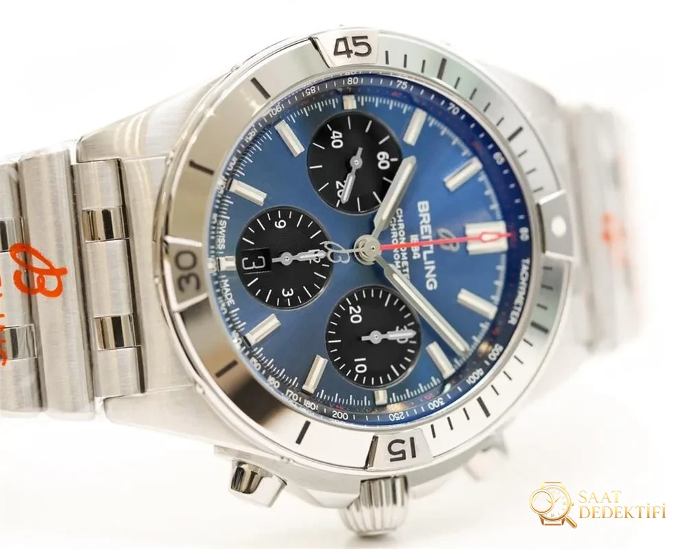 GF Factory Breitling Chronomat mekanik kronograf b01 bilezikli modelin kalitesi nasıl? - Kasa Profili ve Kurma Kolu İncelemesi
