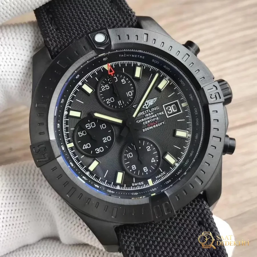 GF Factory Breitling Colt Chronograph Automatic A1338811 saat incelemesi - Kasa Profili ve Kurma Kolu İncelemesi