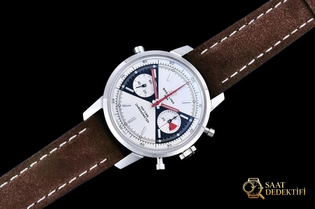 GF Factory Breitling Premier 2020 TOP Time Zorro kadranlı model ilk bakışta belli oluyor mu? - Kasa Profili ve Kurma Kolu İncelemesi