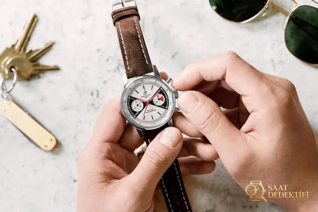 GF Factory Breitling Premier 2020 TOP Time Zorro kadranlı model ilk bakışta belli oluyor mu? - Bilezik Bakla Ayrımı ve Pim Yapısı