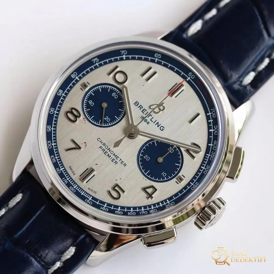 GF Factory Breitling Premier B01 Kronograf Bentley Limited Edition saat incelemesi - Kadran Detayı ve Bezel İşçiliği