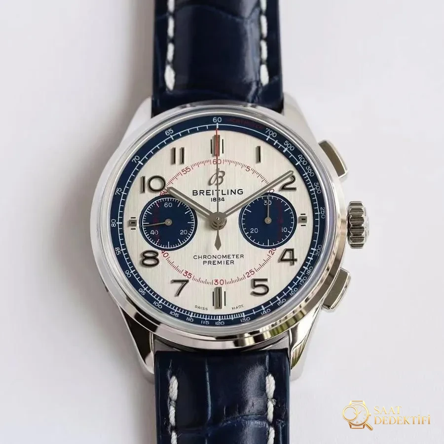GF Factory Breitling Premier B01 Kronograf Bentley Limited Edition saat incelemesi - Kasa Profili ve Kurma Kolu İncelemesi
