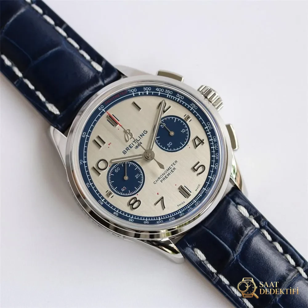 GF Factory Breitling Premier B01 Kronograf Bentley Limited Edition - Kadran Detayı ve Bezel İşçiliği