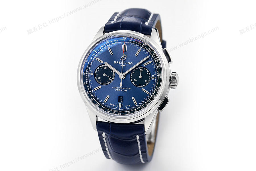 GF Factory Breitling Premier B01 serisi (mavi kadran) saat incelemesi — 2. fotoğraf