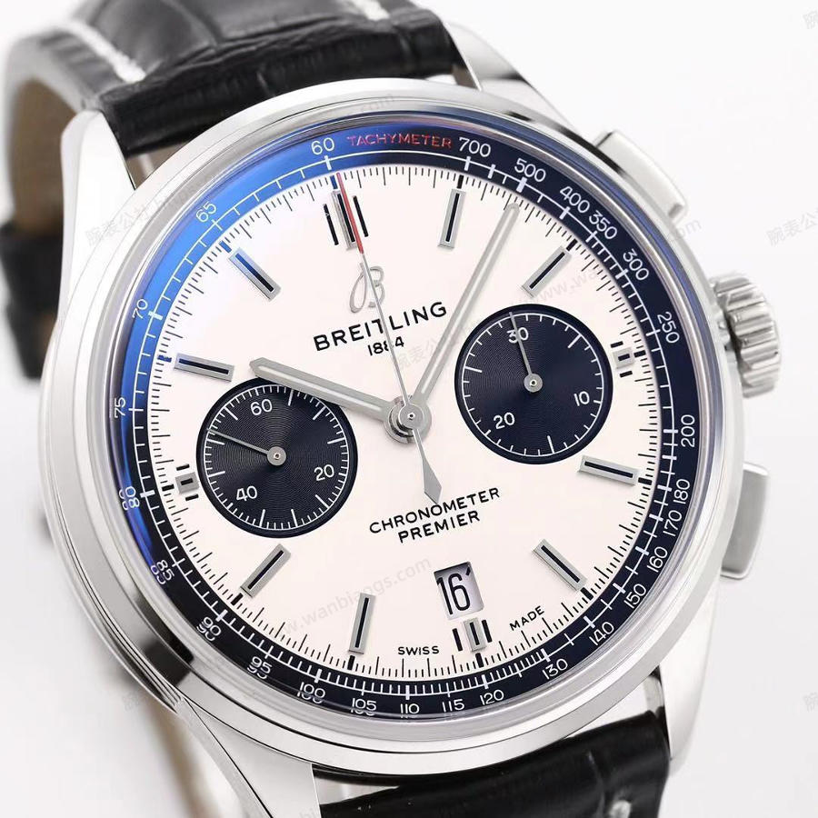 GF Factory Breitling Premier B01 serisi (panda kadran) saat incelemesi — 3. fotoğraf