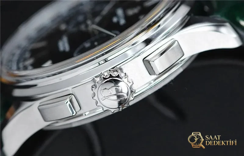 GF Factory Breitling Premier B01 yarış (yeşil kadran) saat incelemesi - Arka Kapak ve Mekanizma Detayı