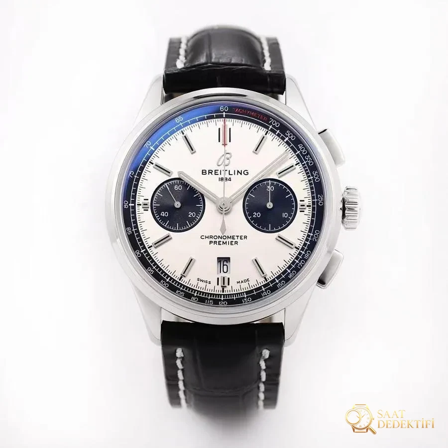 GF Factory Breitling Premier saati ilk bakışta replika belli olur mu? - Kasa Profili ve Kurma Kolu İncelemesi