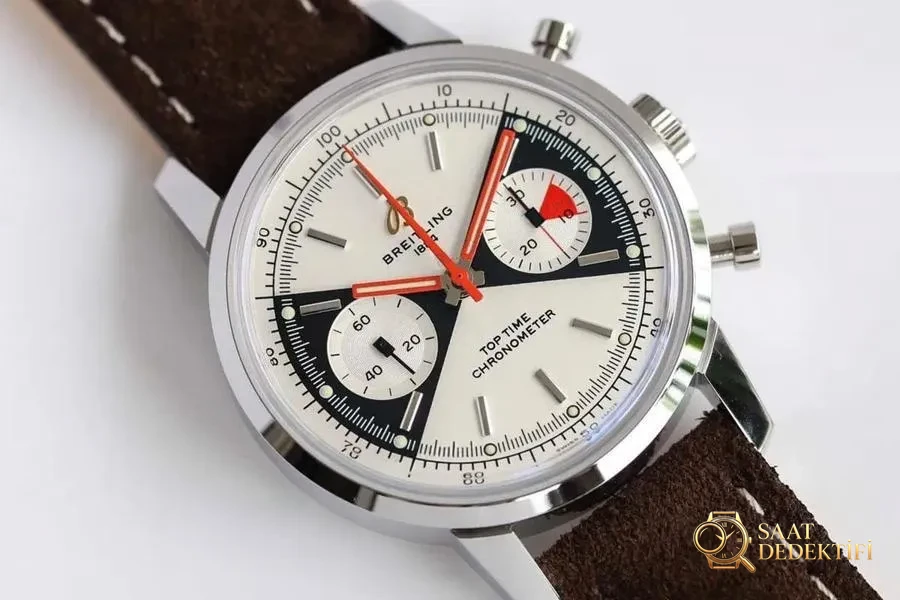 GF Factory Breitling Premier serisi Zorro kadranlı sınırlı üretim saat incelemesi - Kasa Profili ve Kurma Kolu İncelemesi