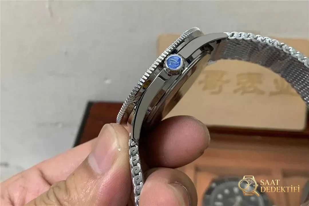 GF Factory Breitling Superocean Heritage 57 Capsule Serisi A103701A1B1A1 Saat İncelemesi - Makro Kadran ve İndeks İşçiliği