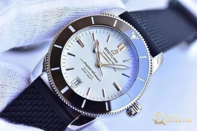 GF Factory Breitling Superocean Heritage II (Beyaz Kadran) Kol Saati - Kasa Profili ve Kurma Kolu İncelemesi