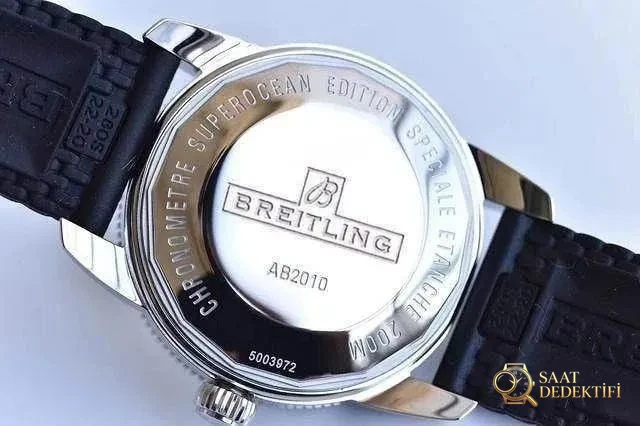 GF Factory Breitling Superocean Heritage II (Beyaz Kadran) Kol Saati - Klips Kilidi ve Lazer Damgalar