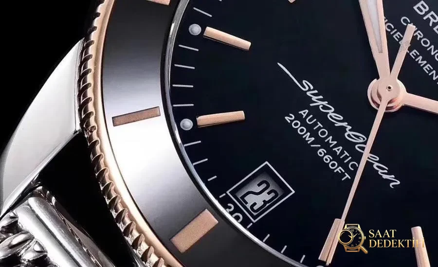 GF Factory Breitling Superocean Heritage II (Siyah Kadran) Kol Saati - Kasa Profili ve Kurma Kolu İncelemesi