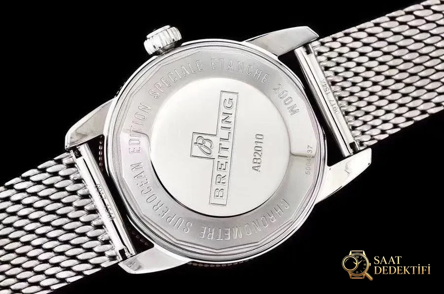 GF Factory Breitling Superocean Heritage II (Siyah Kadran) Kol Saati - Makro Kadran ve İndeks İşçiliği