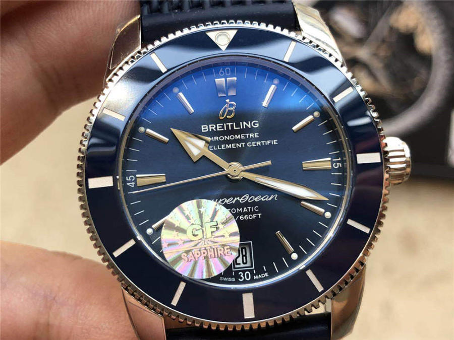 GF Factory Breitling Superocean Heritage İkinci Nesil gerçek-replika karşılaştırmalı incelemesi — 2. fotoğraf