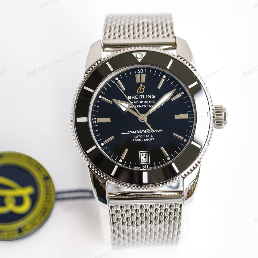 GF Factory Breitling Superocean Heritage (Siyah Kadran) Saat İncelemesi — 1. fotoğraf