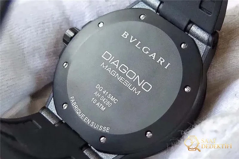 GF Factory Bvlgari Diagono serisi (gri-siyah kadran) magnezyum alaşımlı V2 versiyon kol saati incelemesi - Bilezik, Toka ve Klips Mekanizması
