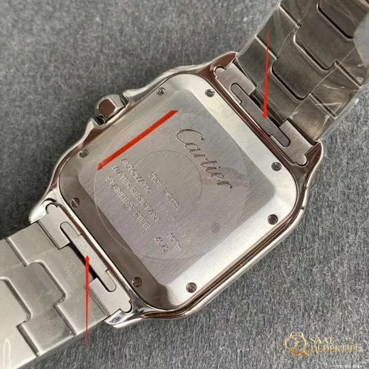 GF Factory Cartier Santos V2 WSSA0018 saati almaya değer mi? - Kasa Profili ve Kurma Kolu İncelemesi