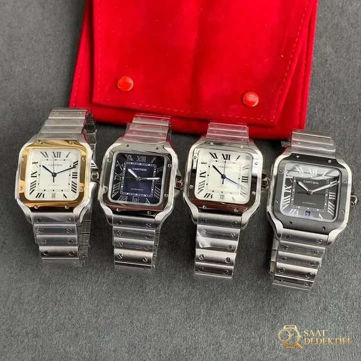 GF Factory Cartier Santos V2 WSSA0018 saati almaya değer mi? - Arka Kapak ve Mekanizma Detayı