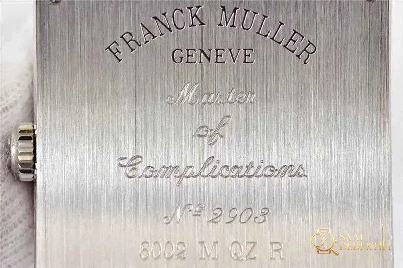 GF Factory Franck Muller 6002 saat incelemesi - Bilezik, Toka ve Klips Mekanizması