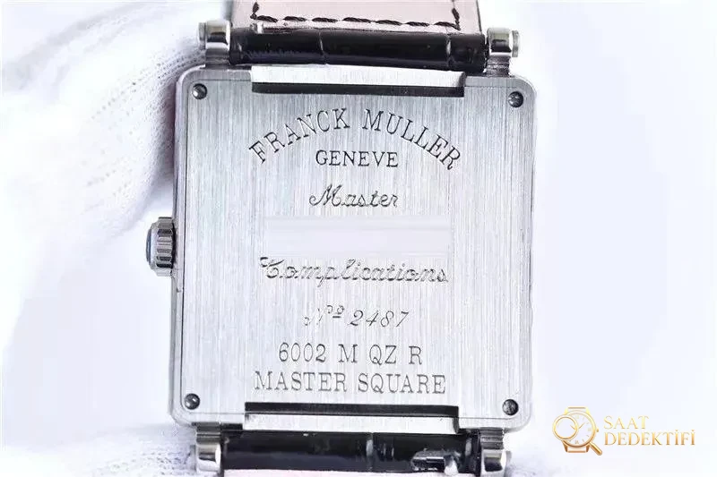 GF Factory Franck Muller 6002MQZ MASTER SQUARE kadın kuvars replika saat orijinalle karşılaştırıldığında nasıl? Elmas taşlı modeli var mı? - Koleksiyon ve Vitrin Görünümü