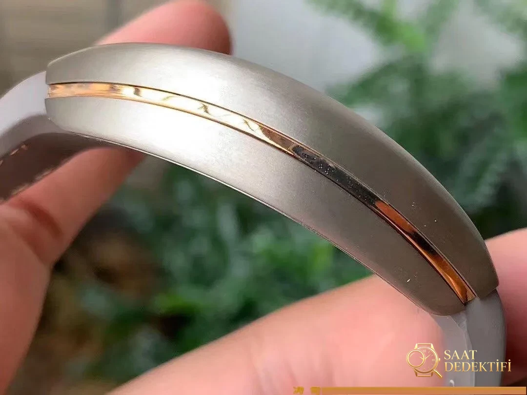 GF Factory Franck Muller V45 titanyum-gül altın versiyonu saat incelemesi - Kasa Profili ve Kurma Kolu İncelemesi