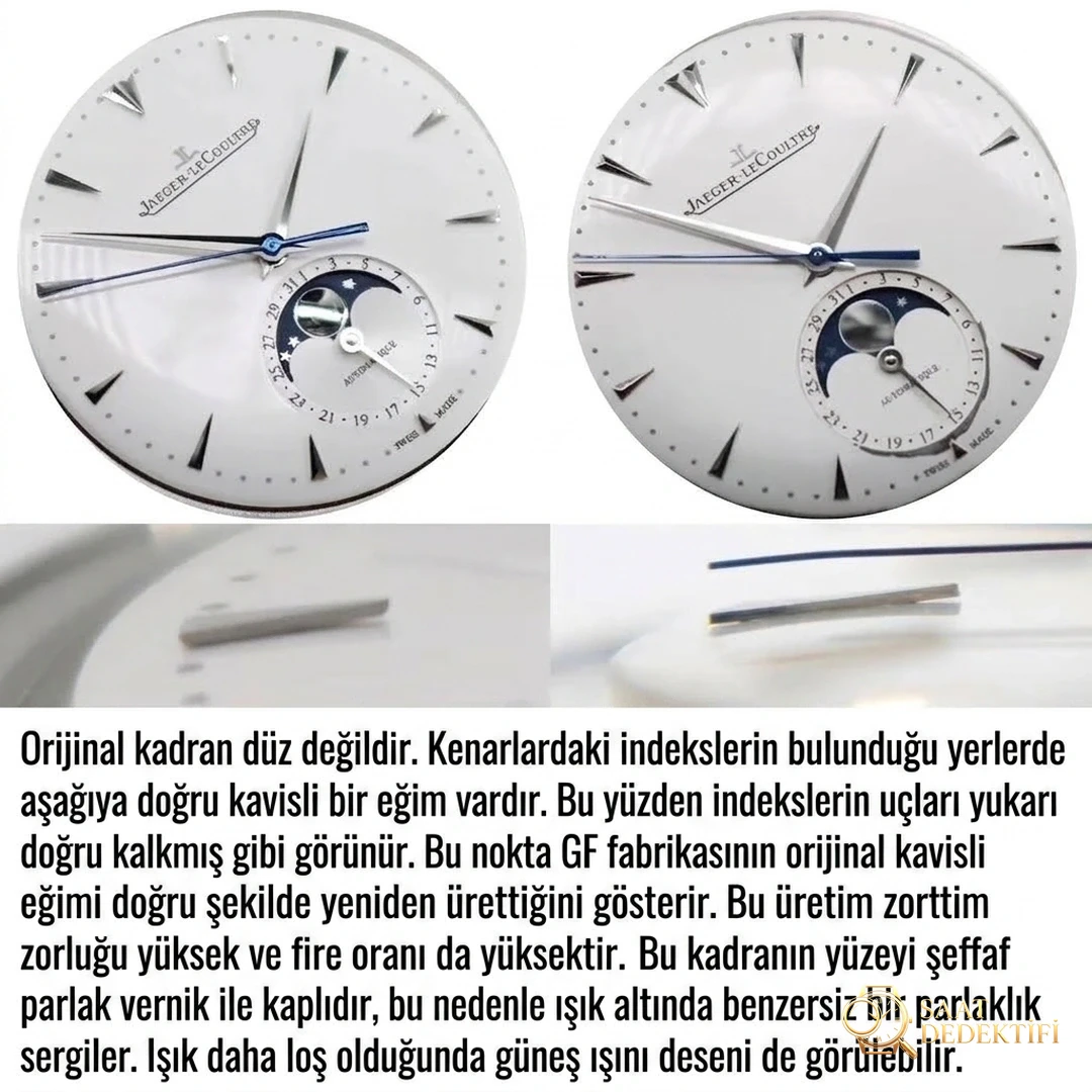 GF Factory Jaeger-LeCoultre ay evreli 925 tek parça mekanizmanın artıları ve eksileri neler? - Kasa Profili ve Kurma Kolu İncelemesi