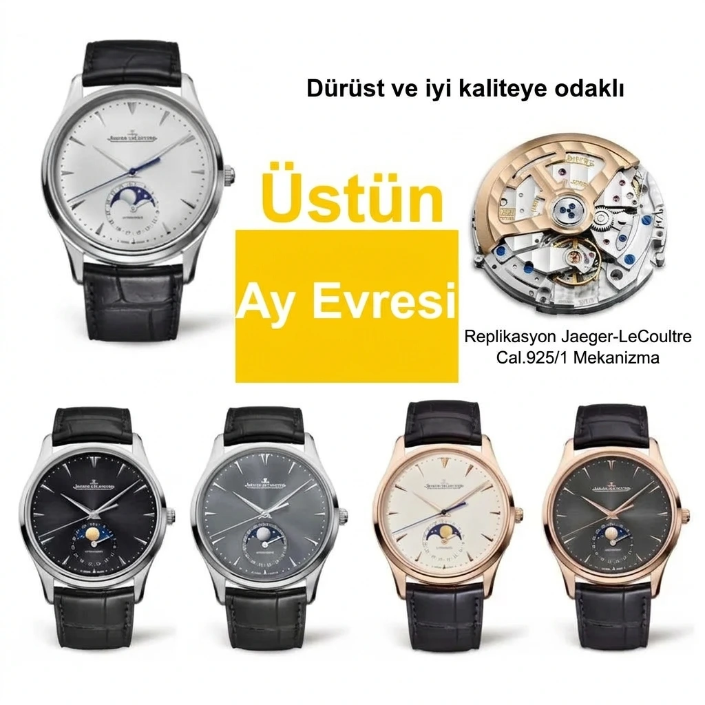 GF Factory Jaeger-LeCoultre ay evreli 925 tek parça mekanizmanın artıları ve eksileri neler? - Arka Kapak ve Mekanizma Detayı
