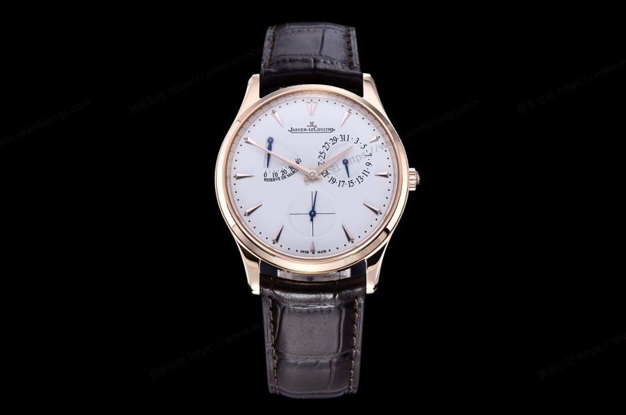 GF Factory Jaeger-LeCoultre Master serisi 1378420 erkek klasik kol saati (Joker rose altın şampanya) — 9. fotoğraf