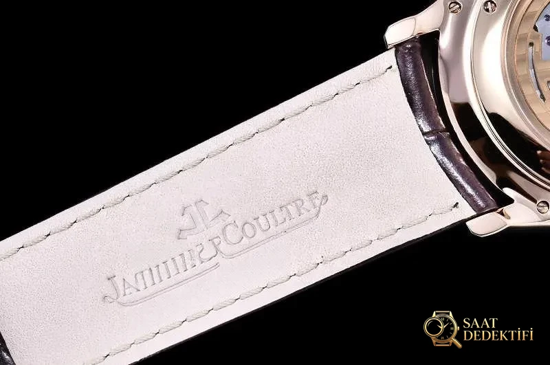 GF Factory Jaeger-LeCoultre Master serisi 1378420 erkek klasik kol saati (Joker rose altın şampanya) - Toka İçi Mikro Ayar Mekanizması