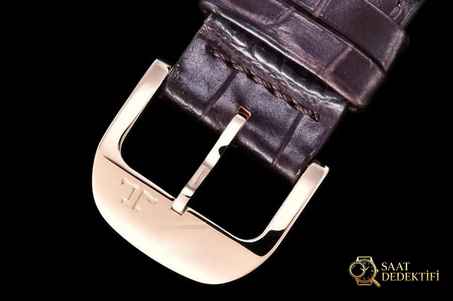 GF Factory Jaeger-LeCoultre Master serisi 1378420 erkek klasik kol saati (Joker rose altın şampanya) - Kadran İbreleri ve Saniye Akışı