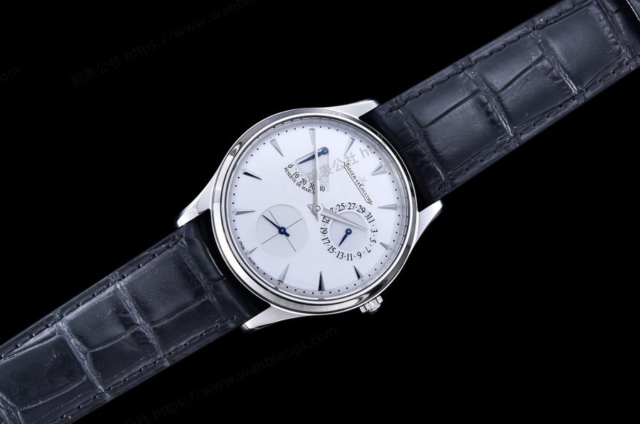 GF Factory Jaeger-LeCoultre Master serisi 1378420 erkek klasik kol saati (Palyaço beyaz kadran) — 10. fotoğraf