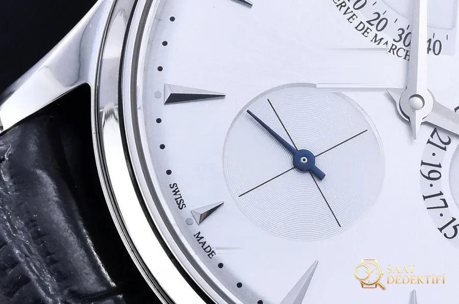 GF Factory Jaeger-LeCoultre Master serisi 1378420 erkek klasik kol saati (Palyaço beyaz kadran) - Kasa Çeliği ve Polisaj Kalitesi