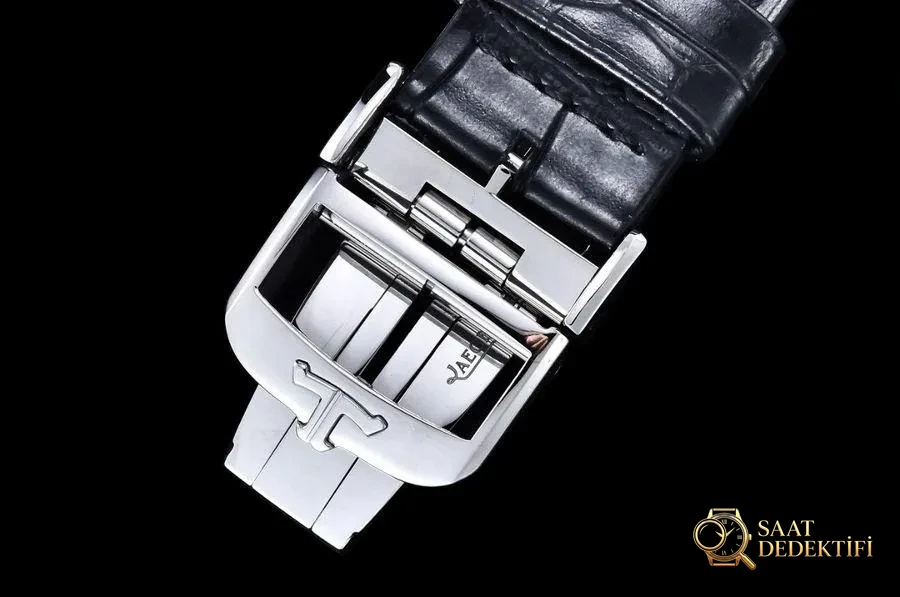 GF Factory Jaeger-LeCoultre Master serisi 1378420 erkek klasik kol saati (Palyaço beyaz kadran) - Kadran İbreleri ve Saniye Akışı