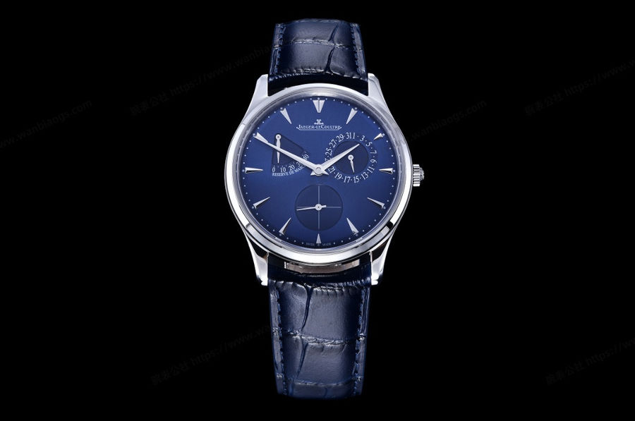 GF Factory Jaeger-LeCoultre Master Serisi 1378480 Erkek Klasik Kol Saati (Palyaço Mavi Kadran) — 9. fotoğraf