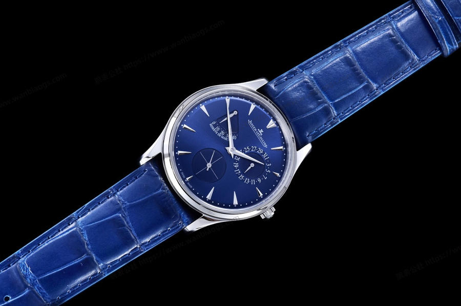 GF Factory Jaeger-LeCoultre Master Serisi 1378480 Erkek Klasik Kol Saati (Palyaço Mavi Kadran) — 10. fotoğraf