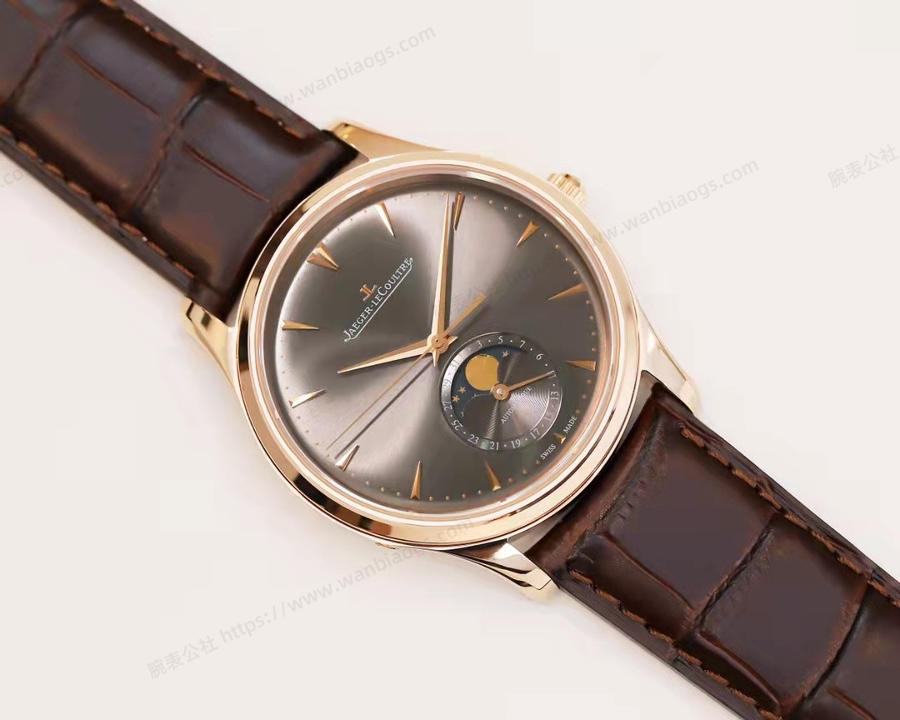GF Factory Jaeger-LeCoultre Moon Phase 136255J (gri kadran) saat incelemesi — 2. fotoğraf