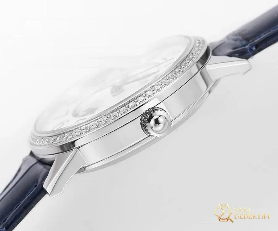 GF Factory Jaeger-LeCoultre Rendez-Vous serisi kadın kol saati incelemesi - Makro Kadran ve İndeks İşçiliği