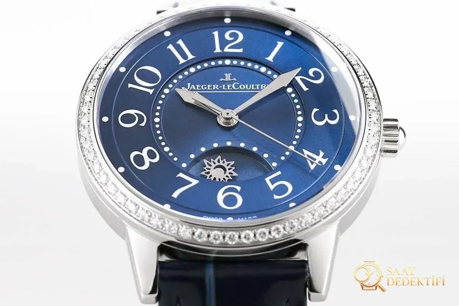 GF Factory Jaeger-LeCoultre Rendez-Vous serisi (mavi kadran) kadın kol saati incelemesi - Arka Kapak ve Mekanizma Detayı