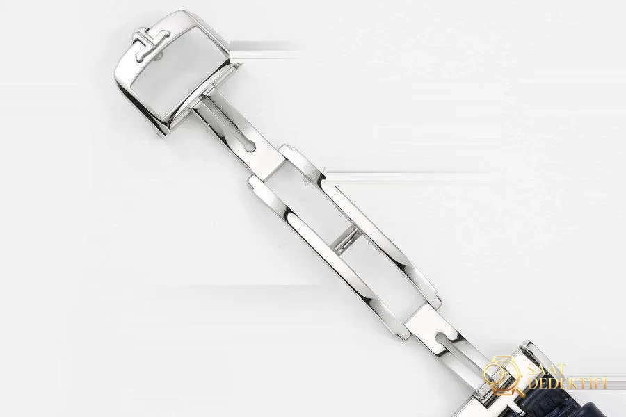 GF Factory Jaeger-LeCoultre Rendez-Vous serisi (mavi kadran) kadın kol saati incelemesi - Klips Kilidi ve Lazer Damgalar