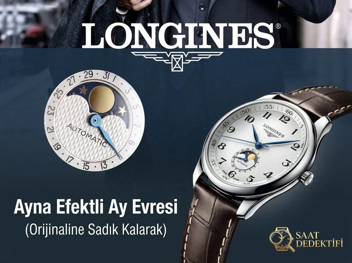 GF Factory Longines Ay Evreli Master Collection 899 entegre mekanizmasının kalitesi iyi mi? - Kadran Detayı ve Bezel İşçiliği