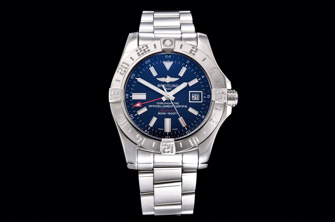 GF Factory V2 Breitling Avenger II GMT A3239011 güncellenmiş versiyon replika saat ile orijinal karşılaştırmalı inceleme — 18. fotoğraf