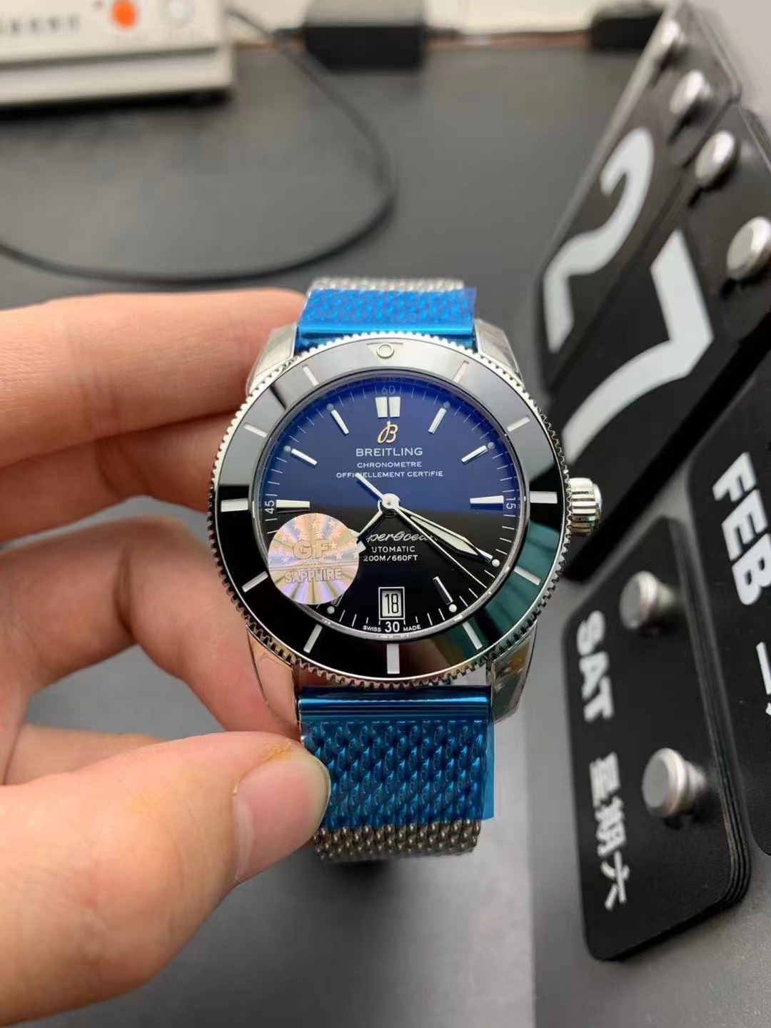 Replika Breitling Superocean Heritage Siyah