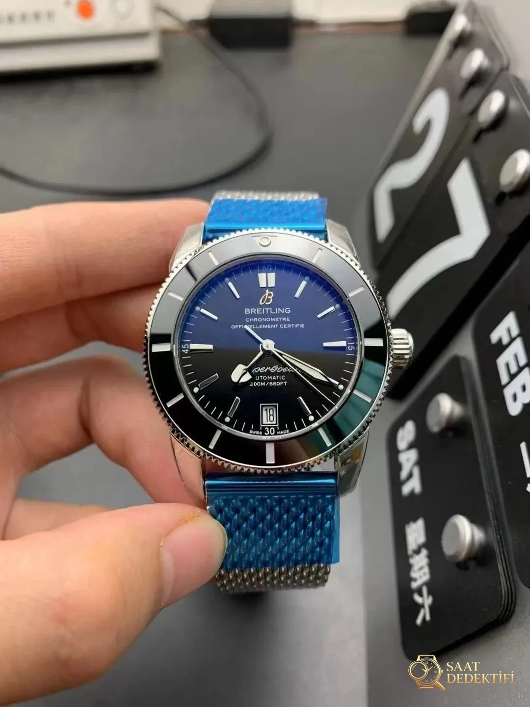 Replika Breitling Superocean Heritage Siyah