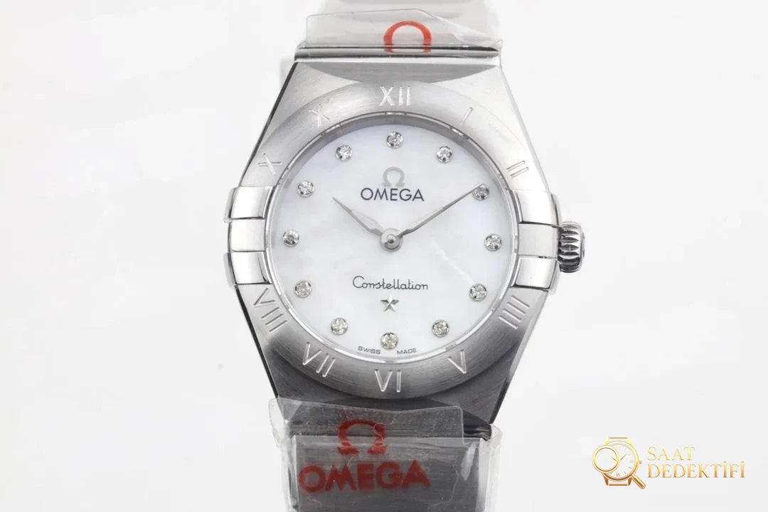 GF Omega Constellation 25 mm İsviçre Kuvars Saat İncelemesi - Kasa Profili ve Kurma Kolu İncelemesi