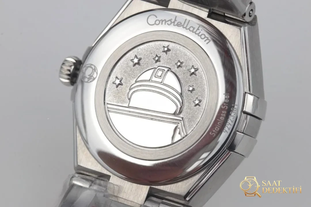 GF Omega Constellation 25 mm İsviçre Kuvars Saat İncelemesi - Klips Kilidi ve Lazer Damgalar