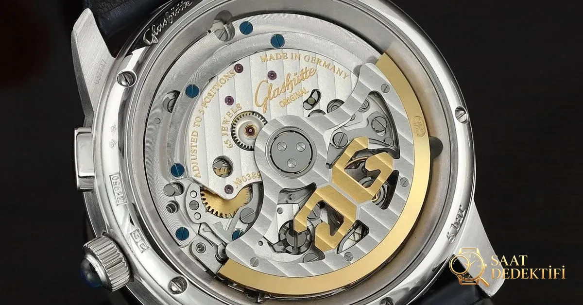 Glashutte Orijinal Senator Kronograf Panorama Date Mekanizma kalibre 37 01