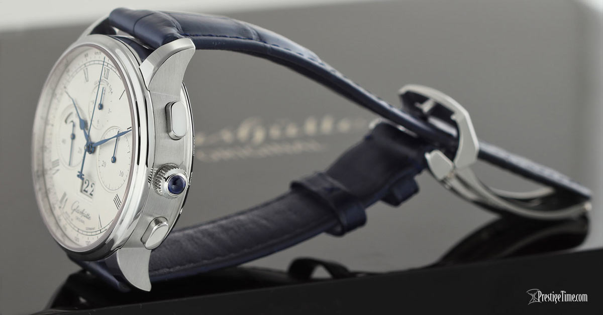 Glashutte Orijinal Senator Kronograf Panorama Date Kurma Kolu İtme Butonları