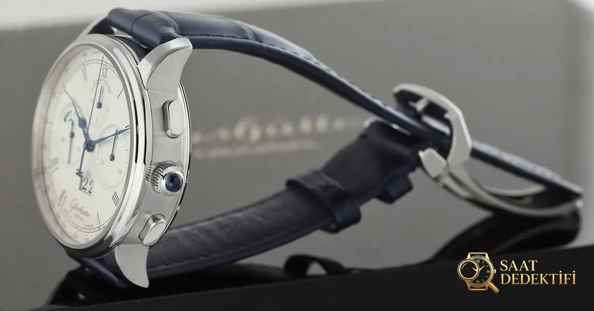 Glashutte Orijinal Senator Kronograf Panorama Date Kurma Kolu İtme Butonları