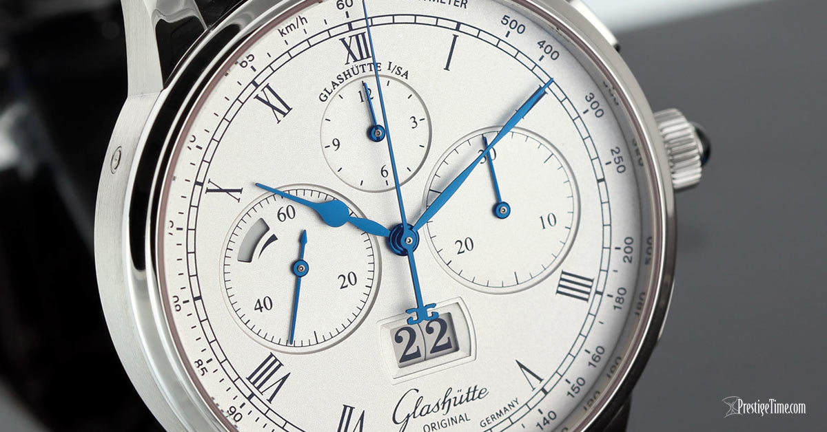 Glashutte Orijinal Senator Kronograf Panorama Date Kadran